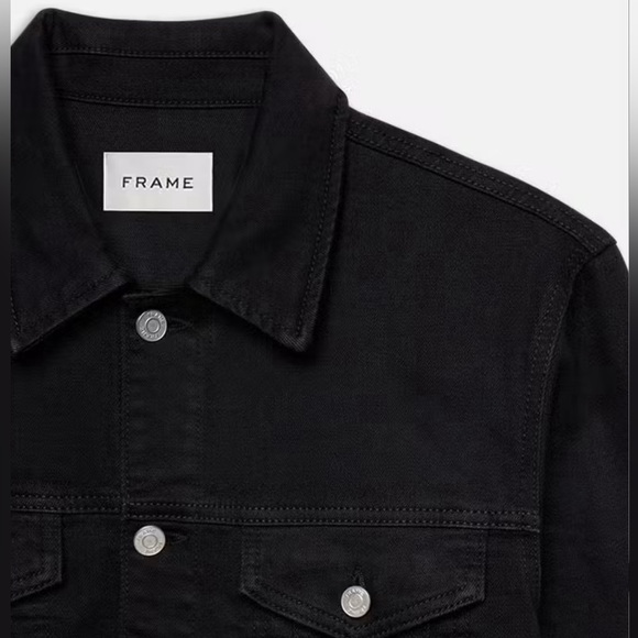 JACKET- Frame Heritage Jacket In Noir - Picture 4 of 4